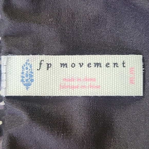 Free People Movement The Way Home Black Leopard Print High Waist Lined Shorts MD - Picture 11 of 15